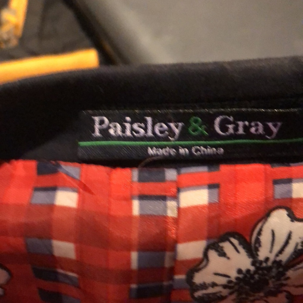Paisley&gray blue blazer - Picture 4 of 5